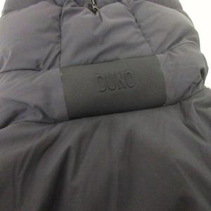 未使用品 デュノ DUNO ダウンジャケット ナイロン フード ジップアップ 48 紺 ネイビー 2209-JUMP7 メンズ