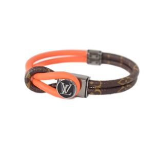 ルイヴィトン LOUIS VUITTON ブラスレ ループ イット ブレスレット バングル 茶 ブラウン オレンジ M8091 ☆AA★ メンズ