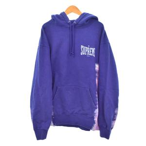 シュプリーム SUPREME 21FW Bleached Hooded Sweatshirt ブリーチド フーデッドスウェットシャツ パーカー フーディー M 紫 パープル メンズ