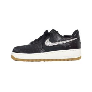未使用品 ナイキ NIKE Women's Air Force 1 Low Black Ostrich ウィメンズ エアフォース1 ロー ブラックオストリッチ スニーカー US10.5 黒 ブラック DZ2708-002 メンズ