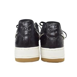 未使用品 ナイキ NIKE Women's Air Force 1 Low Black Ostrich ウィメンズ エアフォース1 ロー ブラックオストリッチ スニーカー US10.5 黒 ブラック DZ2708-002 メンズ