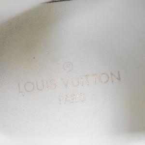 ルイヴィトン LOUIS VUITTON 21SS タトゥーライン モノグラム レザー ハイカット スニーカー 7 白 ホワイト 1A8KH5 ☆AA★ メンズ