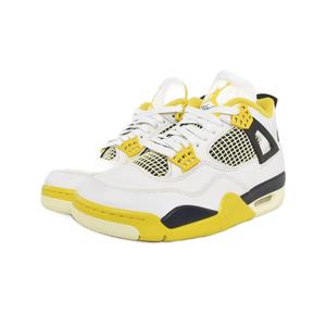 ナイキ NIKE Women's Air Jordan 4 Retro Vivid Sulfur ウィメンズ エアジョーダン4 レトロ ヴィヴィッドサルファー スニーカー US9 黄 イエロー AQ9129-101 メンズ