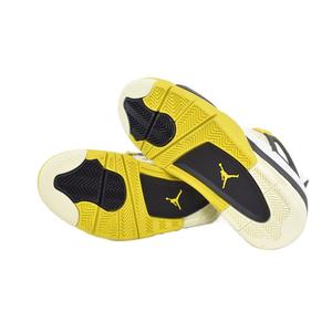 ナイキ NIKE Women's Air Jordan 4 Retro Vivid Sulfur ウィメンズ エアジョーダン4 レトロ ヴィヴィッドサルファー スニーカー US9 黄 イエロー AQ9129-101 メンズ