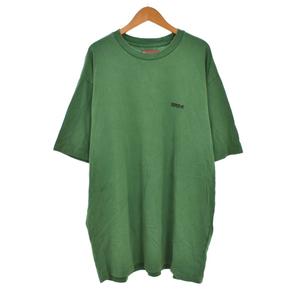 シュプリーム SUPREME 25FW supreme Washed S/S Top Tシャツ 半袖 ロゴ刺繡 XL 緑 グリーン メンズ