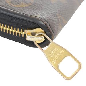 ルイヴィトン LOUIS VUITTON モノグラム ジッピーウォレット レティーロ ラウンドファスナー 長財布 ロングウォレット 茶 ブラウン M61855 ☆AA★ メンズ