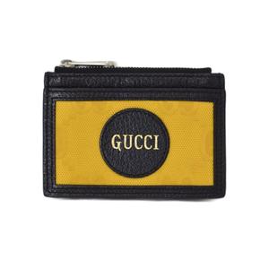 グッチ GUCCI Off The Grid オフザグリッド コインケース 小銭入れ カードケース レザー GGナイロン 黒 ブラック 黄色 イエロー ☆AA★ メンズ