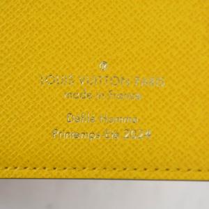 ルイヴィトン LOUIS VUITTON ダミエポップ ポルトフォイユブラザ NM 長財布 ダミエ・キャンバス 黄色 イエロー 茶 ブラウン メンズ ☆AA★ メンズ