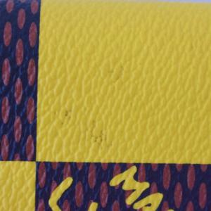ルイヴィトン LOUIS VUITTON ダミエポップ ポルトフォイユブラザ NM 長財布 ダミエ・キャンバス 黄色 イエロー 茶 ブラウン メンズ ☆AA★ メンズ