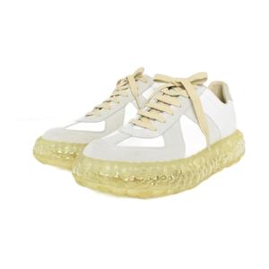 メゾンマルジェラ 22 Maison Margiela 22 Replica Caviar Bubble Sole レプリカ キャビア バブルソール ジャーマントレーナー ローカット スニーカー 41 白 ホワイト S37WS0503 メンズ