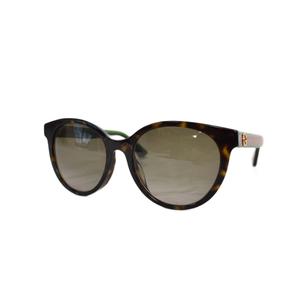 グッチ GUCCI サングラス ラウンドフレーム アイウェア シェリーライン 54□19-145 茶 ブラウン GG0702SK メンズ レディース