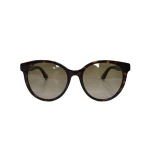 グッチ GUCCI サングラス ラウンドフレーム アイウェア シェリーライン 54□19-145 茶 ブラウン GG0702SK メンズ レディース
