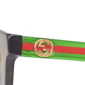 グッチ GUCCI サングラス ラウンドフレーム アイウェア シェリーライン 54□19-145 茶 ブラウン GG0702SK メンズ レディース