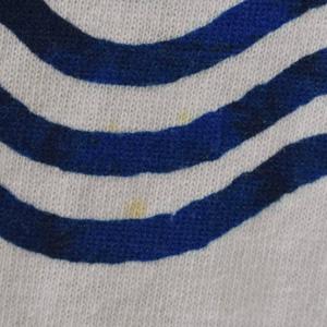 ルイヴィトン LOUIS VUITTON Ｔシャツ 半袖 ロゴプリント モノグラム 総柄 ロゴ金具 クルーネック S 青 ブルー 白 ホワイト RW232W EEV FPTS23 ☆AA★ レディース