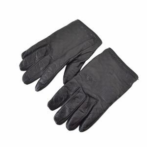 グッチ GUCCI GG柄 レザーグローブ 手袋 羊革 黒 ブラック 283227 ☆AA★ メンズ