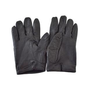 グッチ GUCCI GG柄 レザーグローブ 手袋 羊革 黒 ブラック 283227 ☆AA★ メンズ
