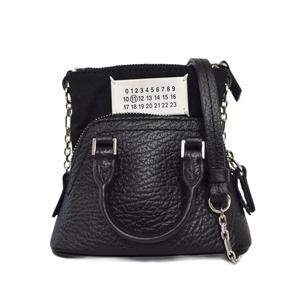 メゾンマルジェラ 11 Maison Margiela 11 5AC CLASSIQUE BABY ショルダーバッグ ポシェット 黒 ブラック SB3WG0025 ☆AA★ メンズ レディース