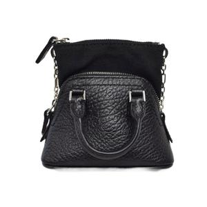 メゾンマルジェラ 11 Maison Margiela 11 5AC CLASSIQUE BABY ショルダーバッグ ポシェット 黒 ブラック SB3WG0025 ☆AA★ メンズ レディース