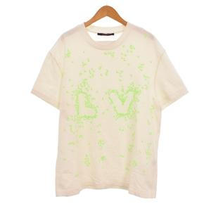 ルイヴィトン LOUIS VUITTON LVスプレッド エンブロイダリー Tシャツ 半袖 ロゴ M 白 ホワイト RM222M NPL HNY14X ☆AA★ メンズ