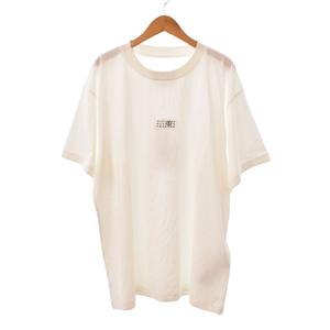 未使用品 エムエムシックス メゾンマルジェラ MM6 Maison Margiela 26SS ナンバリングロゴ Tシャツ 半袖 S 白 ホワイト SH0GC0032 ☆AA★ メンズ