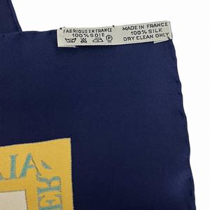 エルメス HERMES 美品 カレ90 THE ORIGINAL NEW ORLEANS CREOLE JAZZ シルク スカーフ ネイビー ☆AA★ レディース