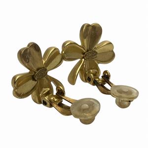 シャネル CHANEL ヴィンテージ 03P イヤリング クローバー ココマーク ゴールドカラー ☆AA★ レディース