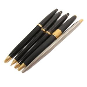 パーカー parker パイロット PILOT クロス CROSS 5点 セット まとめ ボールペン シャープペン 筆記用具 文房具 黒 ブラック シルバーカラー その他