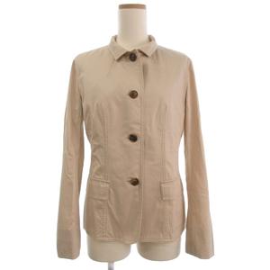 バーバリー ロンドン BURBERRY LONDON ジャケット ステンカラー 長袖 40 ベージュ ■GY14 レディース