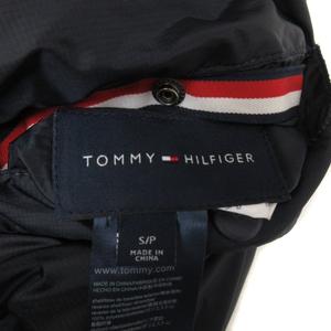 トミーヒルフィガー TOMMY HILFIGER ダウンジャケット リバーシブル ジップアップ 長袖 S 紺 ネイビー 赤 レッド メンズ