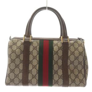 グッチ GUCCI オールドグッチ シェリーライン ミニボストンバッグ