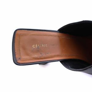 CELINE セリーヌ フィービー期 アーモンド ピープトゥ サンダル ミュール セリーヌ CELINE フィービー期 アーモンド ピープトゥ サンダル