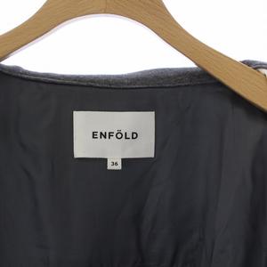 つっつん さま専用⭐︎ENFÖLD チェスターコート 38 グレー ENFÖLD ロングコート 38 グレー/ブラック