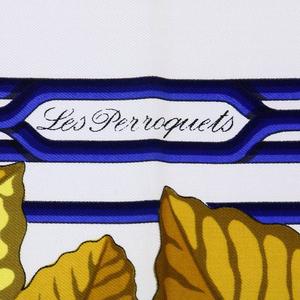 Hermès スカーフ カレ90 Les Perroquets HERMES エルメス スカーフ カレ90 Les Perroquets オウム シルク