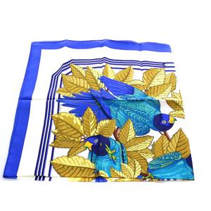 エルメス HERMES スカーフ カレ 90 Les Perroquets detail オウム 鳥