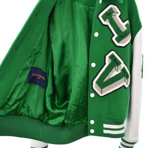 ルイヴィトン LOUIS VUITTON 21AW レザーエンブロイダリー バーシティ 