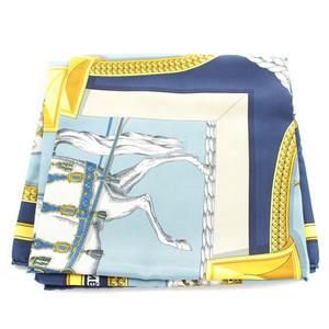 エルメス HERMES GRAND APPARAT 盛装の馬 カレ90 スカーフ