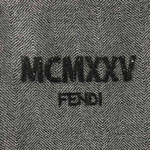 フェンディ FENDI バックビジューロゴ パターンジャケット ブルゾン 