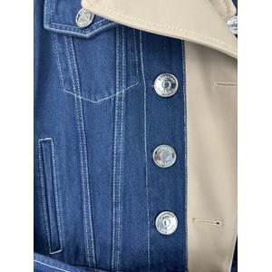 バーバリー BURBERRY トレンチコート デニム切替 コート ベルト 裏ノバ