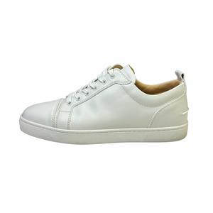 クリスチャンルブタン Christian louboutin Louis Junior スニーカー レザー40.5 白 ホワイト メンズ