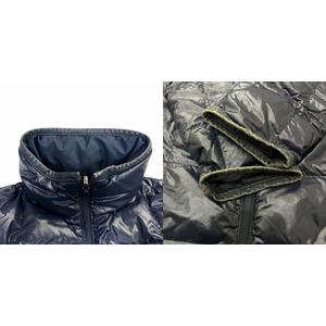 モンクレール MONCLER 茶タグ リバーシブルダウンコート ロング ロゴ 1 