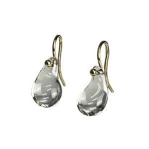 ティファニー TIFFANY & CO. K18 750 ロッククリスタル ティアドロップ