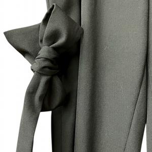 コムデギャルソンオムプリュス ツータック リボン パンツ　25ss COMME des GARCONS HOMME PLUS - コムデギャルソンオムプリュス