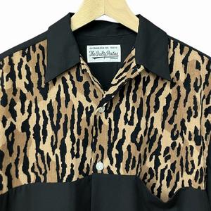 【希少】ワコマリア 24SS レオパード柄 オープンカラー レーヨン シャツ WACKO MARIA (ワコマリア) 24SS レオパード柄 オープンカラー