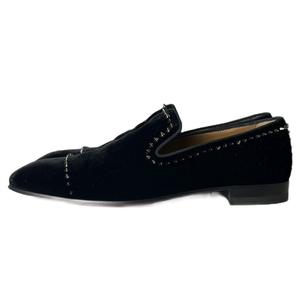クリスチャンルブタン Christian louboutin ベルベット ローファー