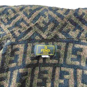 専用！新品タグ付き！フェンディ　ズッカ柄　バスローブ　ガウン　日本製　箱あり フェンディ FENDI ズッカ柄 バスローブ ガウン ルームウェア パイル地