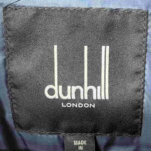 ダンヒル dunhill ダウンジャケット ナイロン 光沢感 ダブルジップ S キャメル メンズ