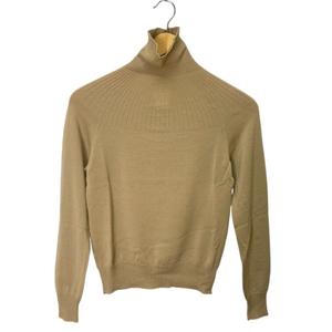 ドリスヴァンノッテン DRIES VAN NOTEN メリノウール タートルネック ニット カットソー 長袖 S ベージュ レディース