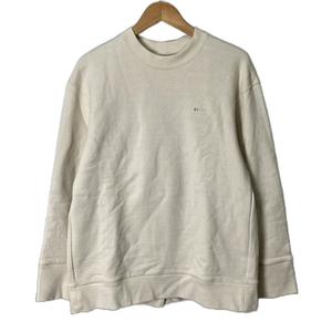 チノ CINOH クルーネックスウェット トレーナー 長袖 ロゴ刺繡 F ベージュ 19WCU500 レディース