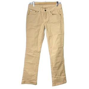 ラルフローレン RALPH LAUREN フレアパパンツ チノパンツ ローウエスト 26 ベージュ ■GY14 レディース