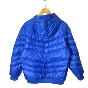 アディダス adidas ダウンジャケット ブルゾン ロゴ D83344 0 ブルー イエロー メンズ